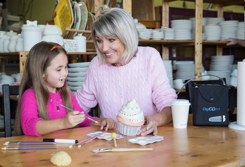 Oxygo FIT Portable Oxygen Concentrator w/ 4 Cell Battery